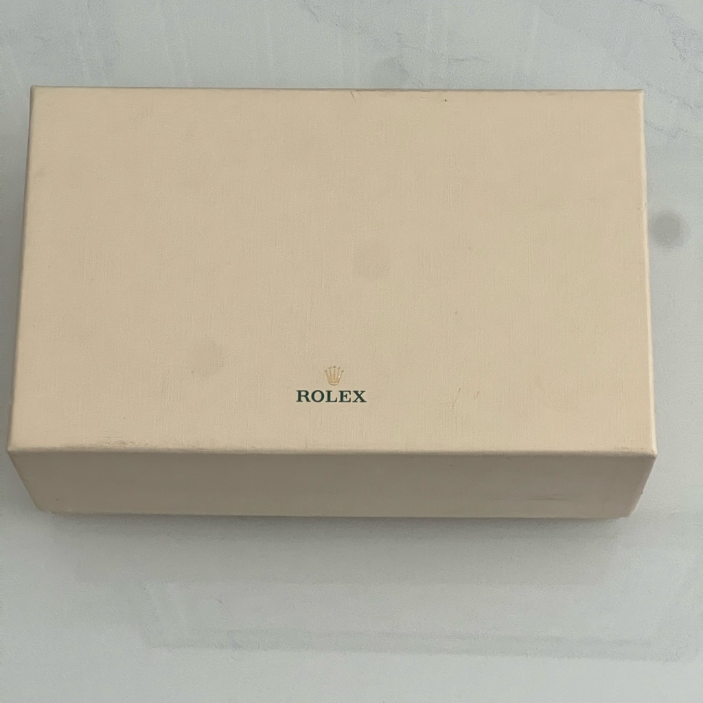 Rolex Cream Empty Storage Box